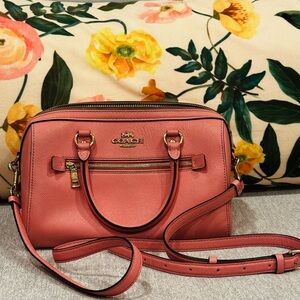 Coach Pink Leather Women's Bag